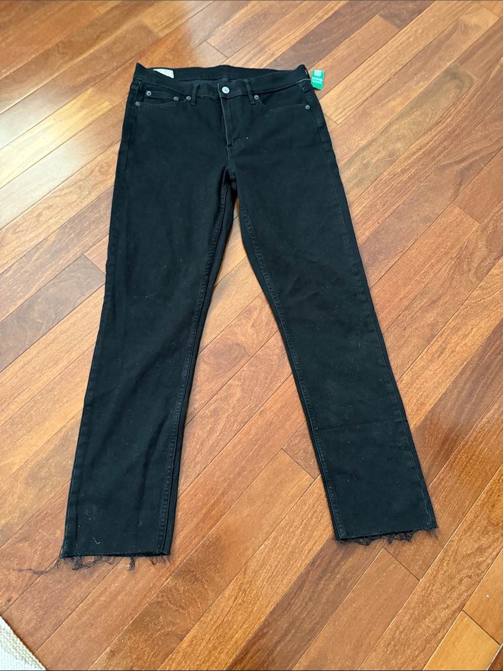 GAP Women's Black Straight-Leg Jeans